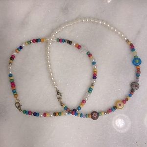 Layered Bead & Pearl Necklaces